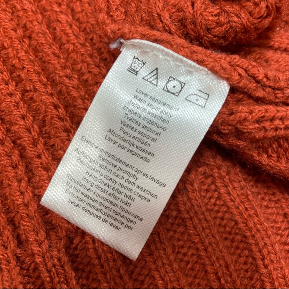 ✨ Woman Within Tunic Sweater Size L Burnt Orange Cozy Fall Staple ✨ - Picture 12 of 13